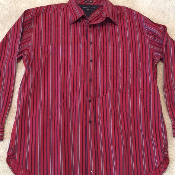 Tommy Hilfiger Men XL/XG Lo g Sleeve Button Down - Picture 2 of 7